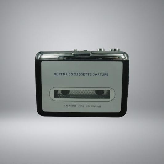 Portable Walkman Cassette Player & MP3 Converter | Tape-to-Digital USB Cassette Recorder