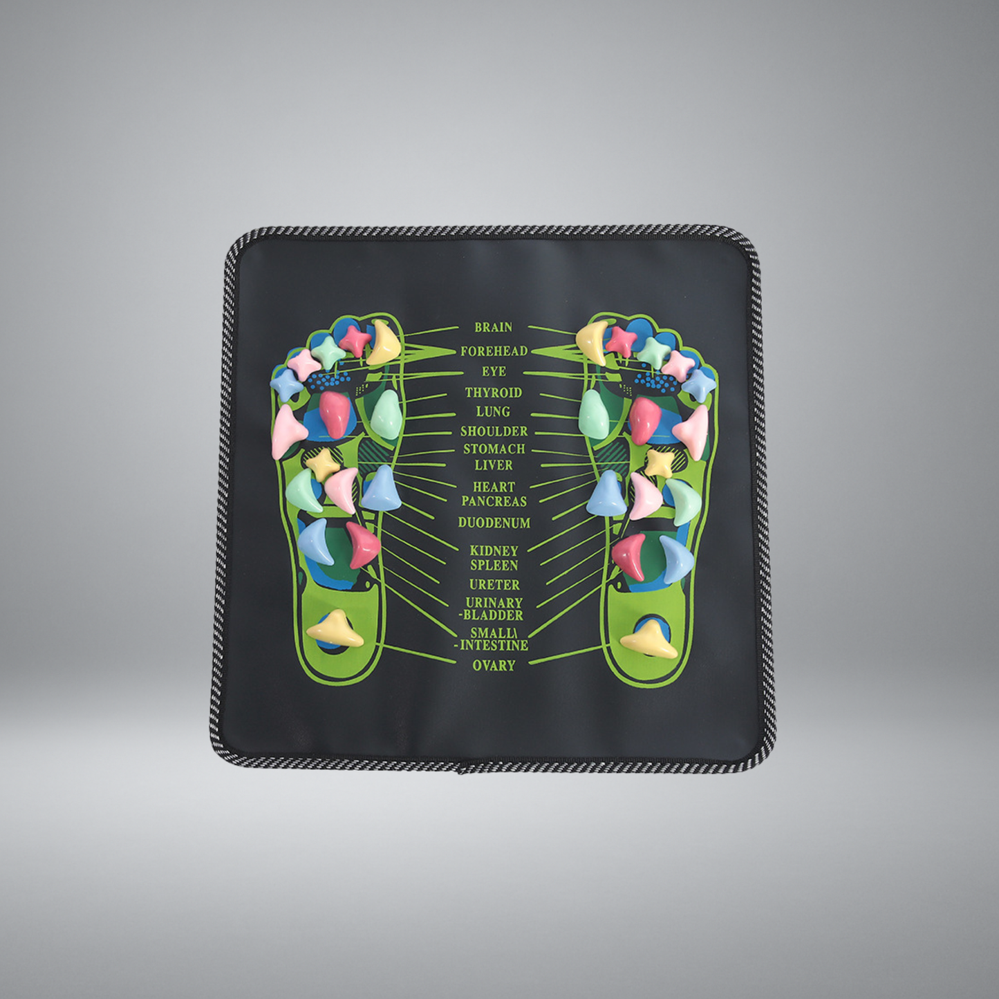 Health Path Cobblestone Foot Massage Mat | Acupressure Reflexology Exercise Mat