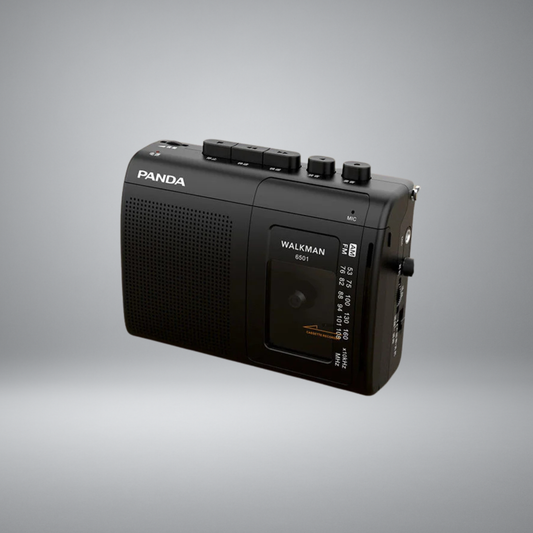 Portable Retro Cassette Player with AM/FM Radio | Walkman Tape Music Player with Loudspeaker & Headphone Support