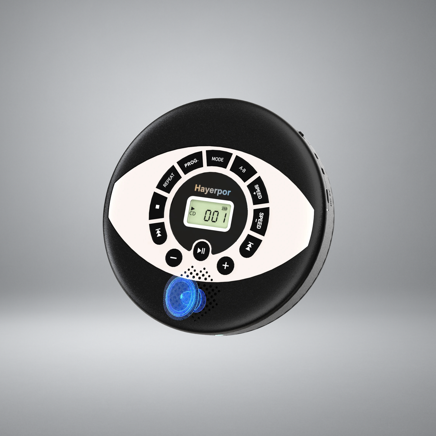 Rechargeable Discman CD Walkman with Speaker & Anti-Skip Protection | Portable CD Player with USB & Earbuds