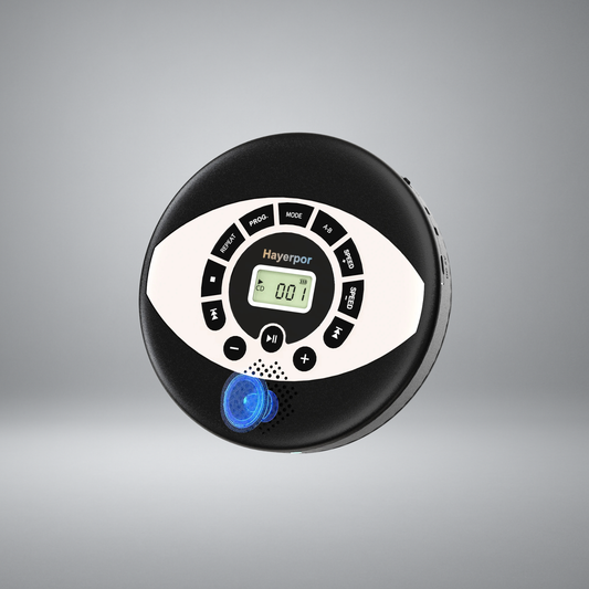 Rechargeable Discman CD Walkman with Speaker & Anti-Skip Protection | Portable CD Player with USB & Earbuds