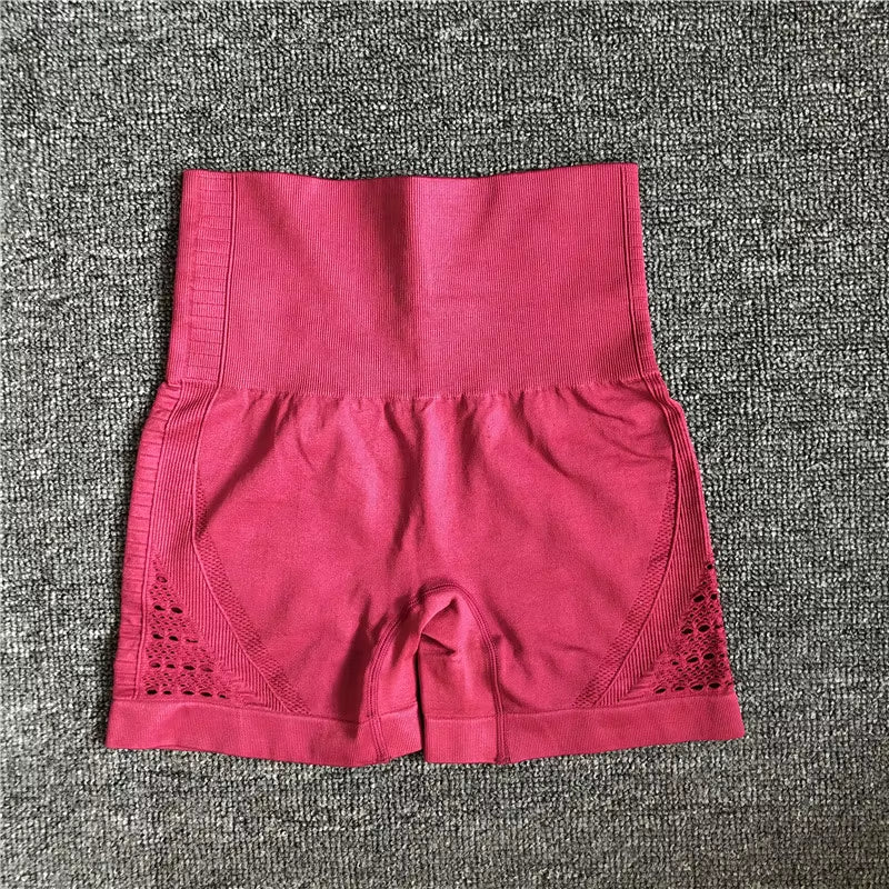 Energy Seamless Yoga Running Shorts Fitness High Waist Workout Womens Stretch Gym Shorts Bicycles 2020 Gym Leggings