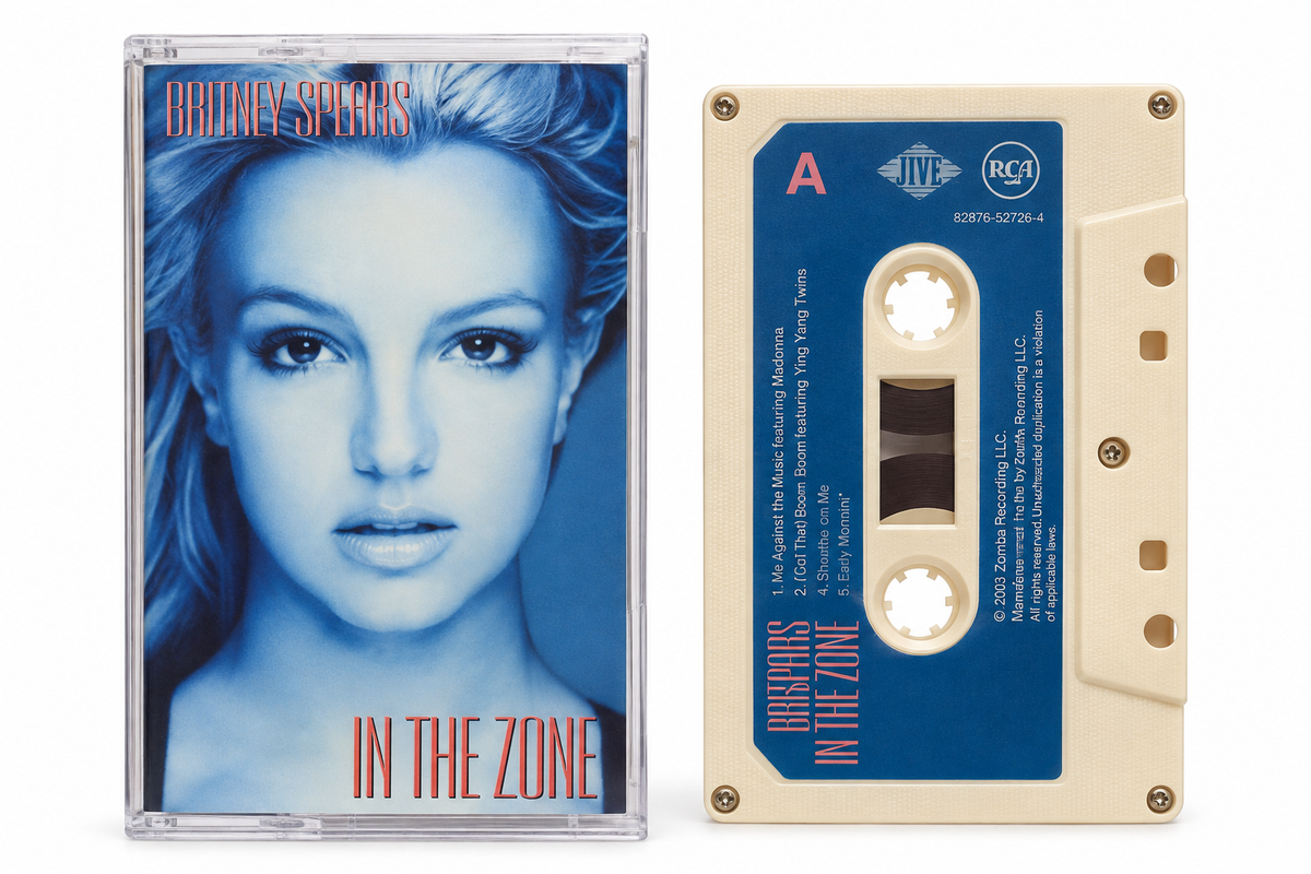 Pop Britney Spears Music Tape In The Zone Album