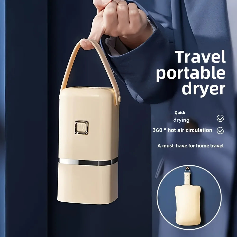 Mini Portable Foldable Electric Dryer with Intelligent Timer | Compact Fast Drying Cabinet for Travel & Home