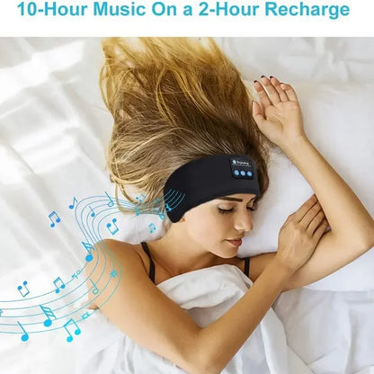 Bluetooth 5.0 Earphones Sports Sleeping Headband Elastic Wireless Headphones Music Eye Mask Wireless Bluetooth Headset Headband