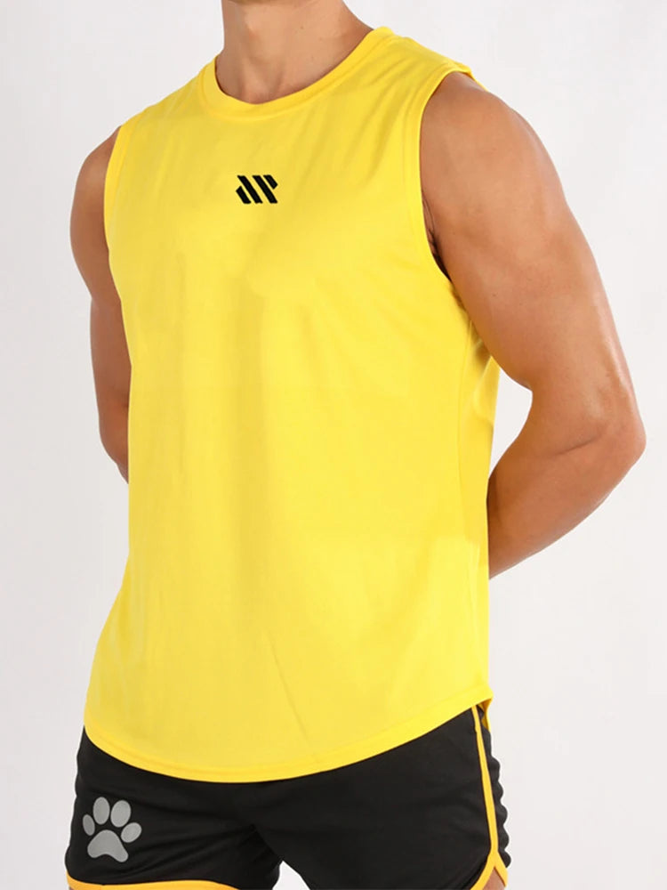 Men’s Summer Gym Vest | Quick-Dry Mesh Bodybuilding & Running Tank Top