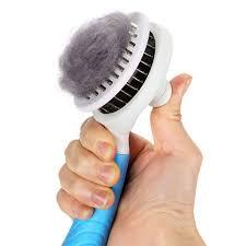 Self Cleaning Slicker Brush - Cat Brush Skin-Friendly Deshedding Grooming Massaging Tool For Long & Short Haired Pets, Cat Hair Brushes Easy Removes Undercoat For Dogs Cats Rabbits