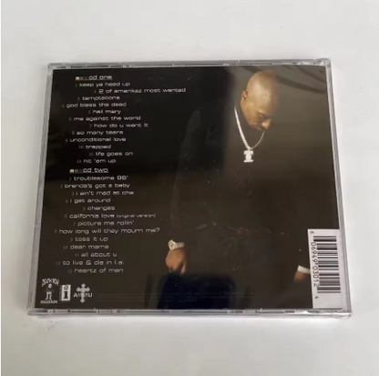 Classic West Coast Hip Hop 2pac Music CD Greatest Hits Album